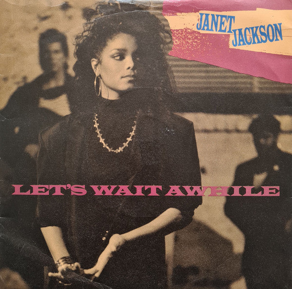 Janet Jackson - Let's Wait Awhile - Used Vinyl Record 7"