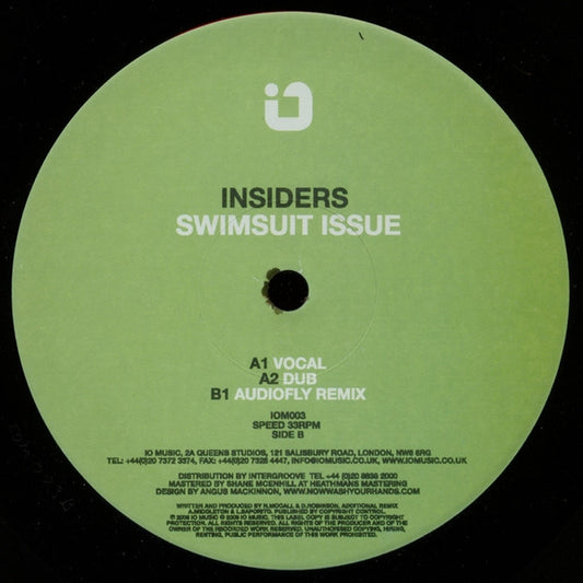 Insiders - Swimsuit Issue - Used Vinyl Record 12"