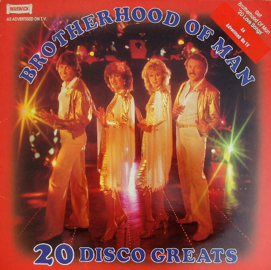 Brotherhood Of Man - 20 Disco Greats - Used Vinyl Record