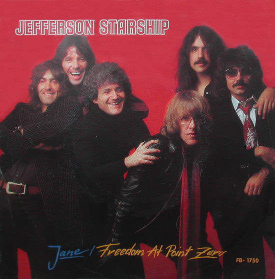 Jefferson Starship - Jane / Freedom At Point Zero - Used Vinyl Record 7