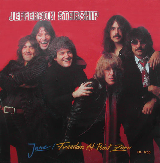 Jefferson Starship - Jane / Freedom At Point Zero - Used Vinyl Record 7