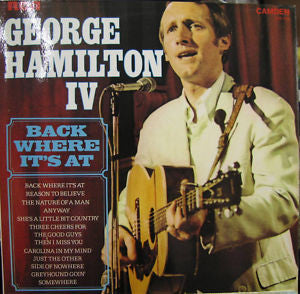George Hamilton IV - Back Where It's At - Used Vinyl Record