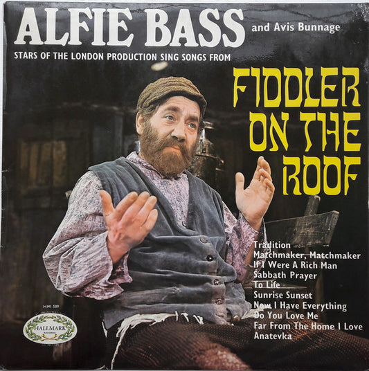 Alfie Bass - Fiddler On The Roof - Used Vinyl Record