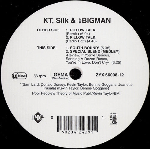 KT - Pillow Talk - Used Vinyl Record 12"