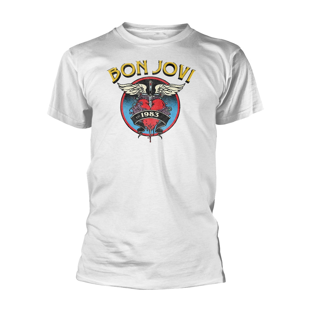BON JOVI - HEART '83 - tshirt - T Shirt - Size XL