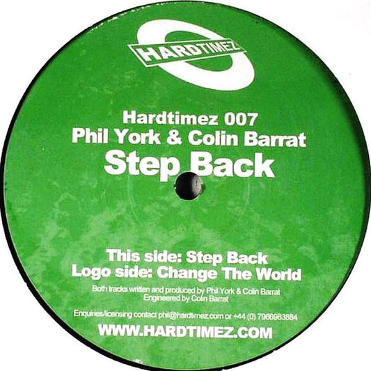 Phil York - Step Back / Change The World - Used Vinyl Record 12"