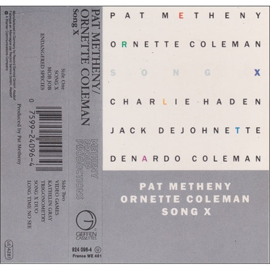 Pat Metheny - Song X - Used Cassette