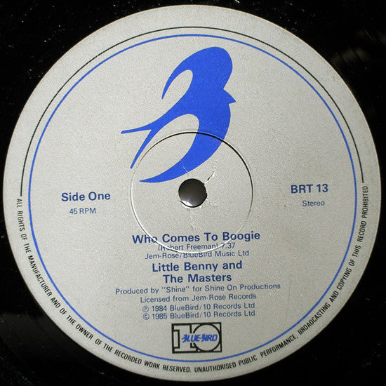 Little Benny & The M - Who Comes To Boogie - Used Vinyl Record 12"