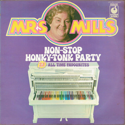 Mrs. Mills - Non-Stop Honky Tonk Party - Used Vinyl Record