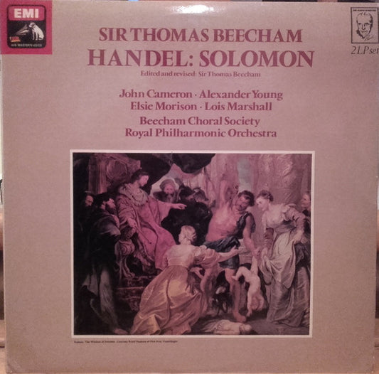 Georg Friedrich Hand - Solomon - Used Vinyl Record