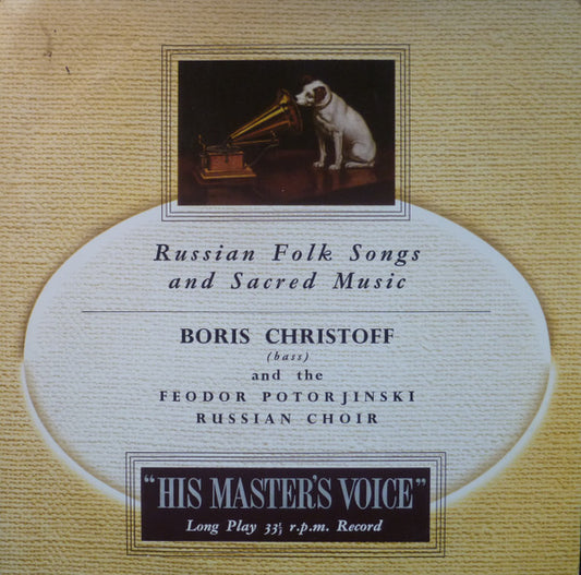 Boris Christoff - Russian Folk Songs and Sacred Music - Used Vinyl Re