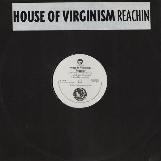 House Of Virginism - Reachin - Used Vinyl Record 12"