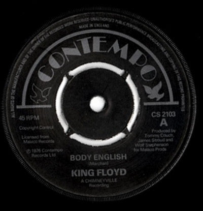 King Floyd - Body English - Used Vinyl Record 7"