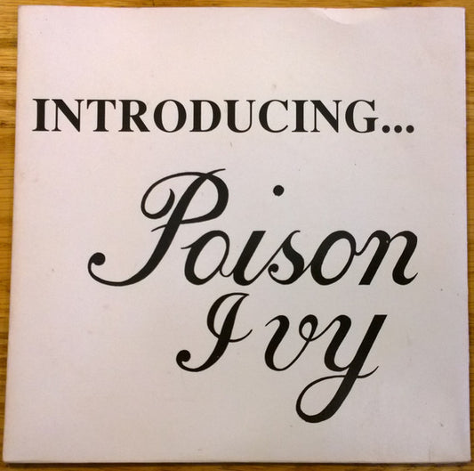 Poison Ivy - Introducing Poison Ivy - Used Vinyl Record 7"