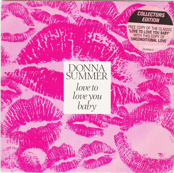 Donna Summer - Unconditional Love - Used Vinyl Record 7"