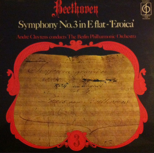 Ludwig van Beethoven - Symphony No.3 In E Flat - 'Eroica' - Used Viny