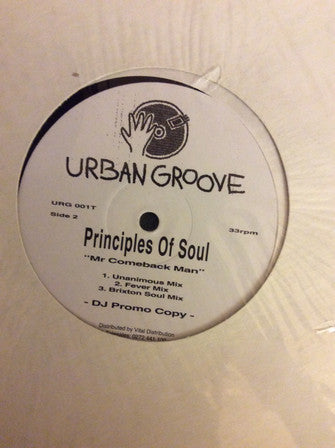 Principles Of Soul - Mr Comeback Man - Used Vinyl Record 12"