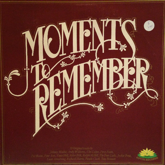 Various - Moments To Remember - Used Vinyl Record