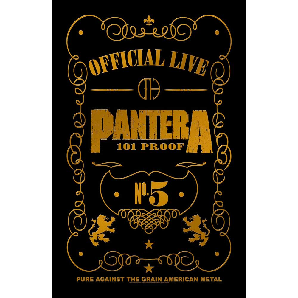 Pantera - Textile Poster: 101 Proof - Art Posters