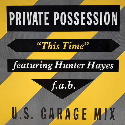 Private Possession - This Time - Used Vinyl Record 12"