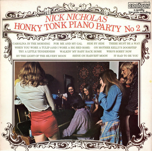 Nick Nicholas - Honky Tonk Piano Party No 2 - Used Vinyl Record