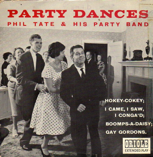 Phil Tate And His Pa - Party Dances - Used Vinyl Record 7"