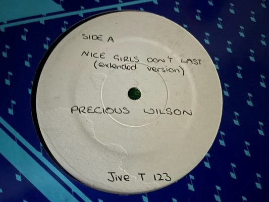 Precious Wilson - Nice Girls Don't Last - Used Vinyl Record 12"