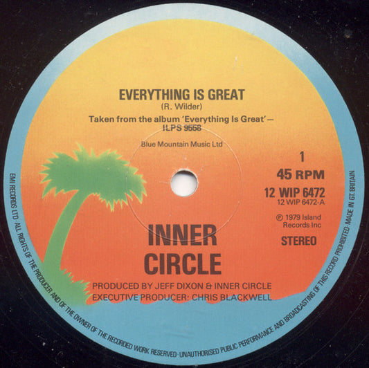 Inner Circle - Everything Is Great - Used Vinyl Record 12"