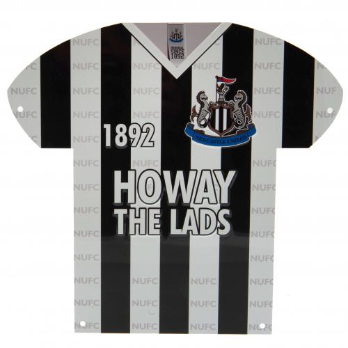 Newcastle United FC - Metal Shirt Sign - New Metal Signs